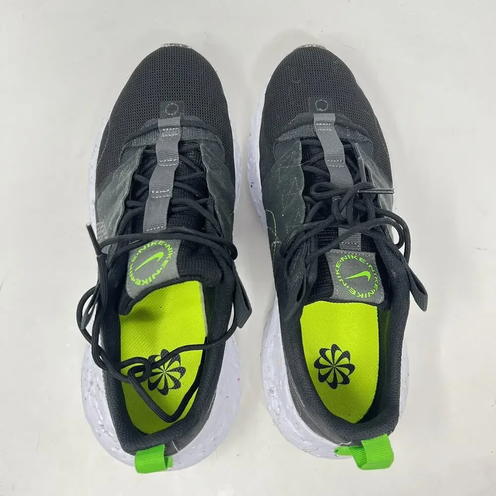 Men's Nike Sportswear Crater Impact Black Iron Grey White Green DB2477-001 Sz 10